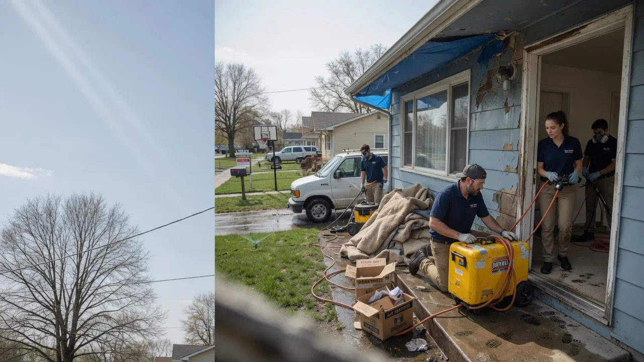 Basement Flood Cleanup in Post Mills, VT near me